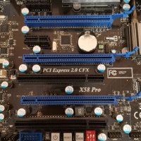MSI X58 Pro Socket 1366 + Intel Core Quad I7-950 3500MHz + 12GB DDR3 1333MHz, снимка 3 - Дънни платки - 38421062