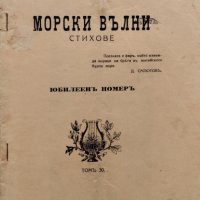 Морски вълни : Стихове  Д. Сливковъ (Салютовъ), снимка 1 - Антикварни и старинни предмети - 40012309