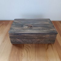 Ръчно изработена дървена кутия за съхранение от топола, снимка 3 - Декорация за дома - 41096880