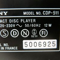 Sony CDP-511, снимка 7 - Други - 42649645