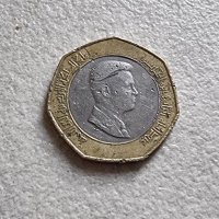 Монета. Йордания .  1/2 динар .1997 година., снимка 4 - Нумизматика и бонистика - 39226726