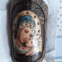 Икона Богородица и младенеца, снимка 1 - Икони - 35860803