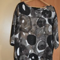 Лятна блуза с 7/8 ръкав на кръгове, снимка 1 - Туники - 41772955