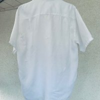 Лукс бяла ленена риза 120% LINO Италия, снимка 8 - Ризи - 41142342