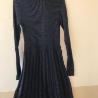 Нова рокля метализирана плетиво - М/Л, снимка 6 - Рокли - 35924007