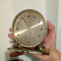 Настолен 8-дневен механичен часовник, снимка 1 - Антикварни и старинни предмети - 36232284