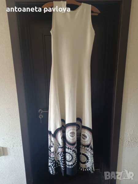 Дълга разкроена рокля, снимка 1