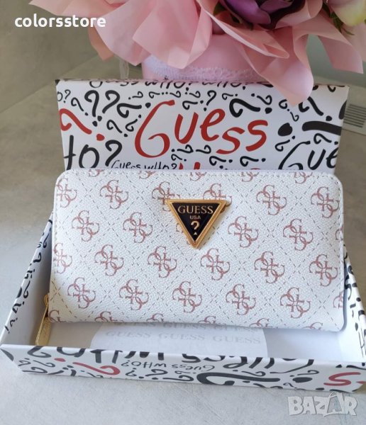  Бяло портмоне  Guess код IM-46AF, снимка 1