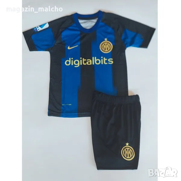 ДЕТСКИ ФУТБОЛЕН ЕКИП - NIKE FC INTER MILANO DZEKO 9; размери: 128, 152 и 164 см. , снимка 1