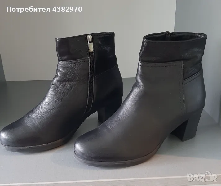 Дамски боти естествена кожа, снимка 1