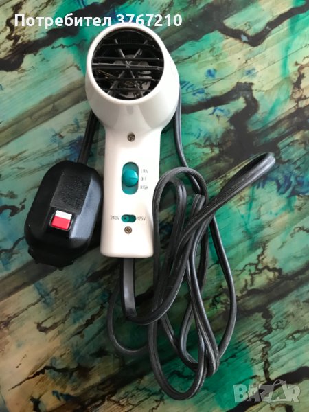 Винтидж супер як сешоар CLAIROL 240/125V, тип туристически, снимка 1