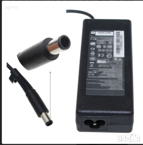 Зарядно за лаптоп HP 18.5V 4.9A / 7.4*5.0 90 вата, снимка 1