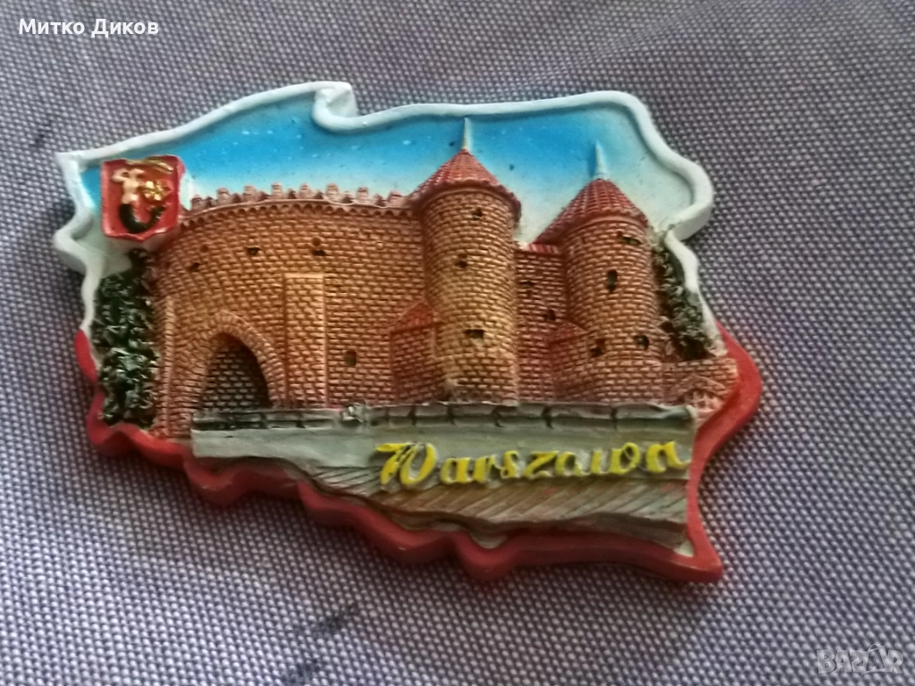 Магнит Варшава нов, снимка 1
