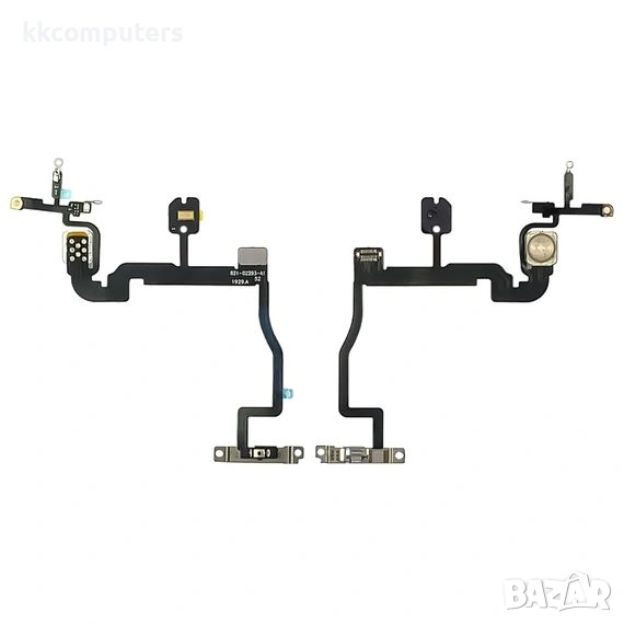 Лентов кабел за APPLE iPhone 11 Pro Max с бутон за включване, светкавица, микрофон, снимка 1