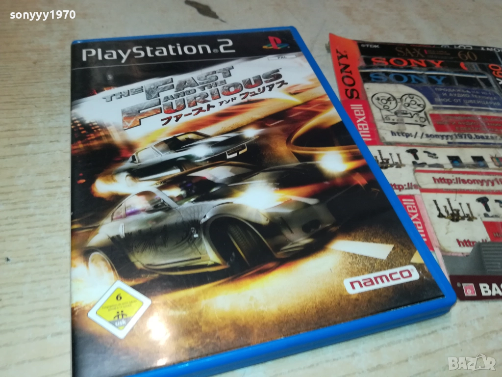 SONY PS2 GAME-THE FAST AND THE FURIOUS 2711250858, снимка 1