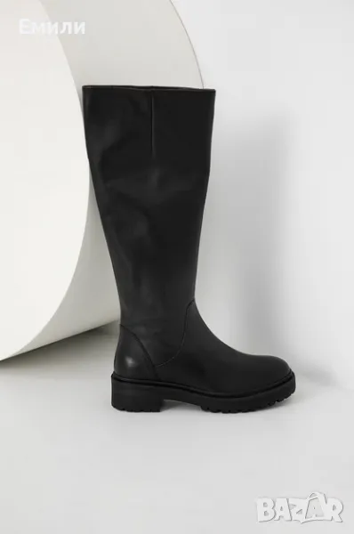 Answear Lab дамски ботуши естествена кожа номер 39, снимка 1