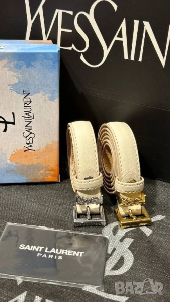 колани от естествена кожа в кутия ysl saint laurent , снимка 1