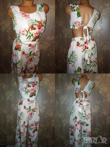 U 2 B- L- Дълъг летен гащеризон с широк крачол , снимка 1