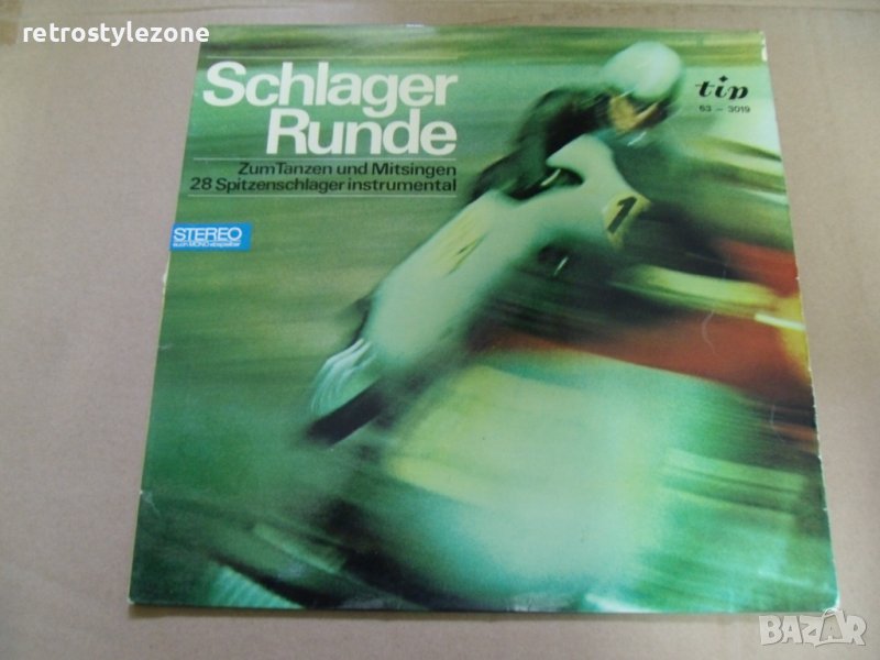 № 7141 стара грамофонна плоча Schlager Runde   - tip, снимка 1
