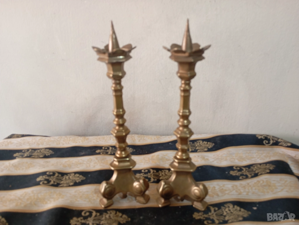Комплект барокови свещници, снимка 1