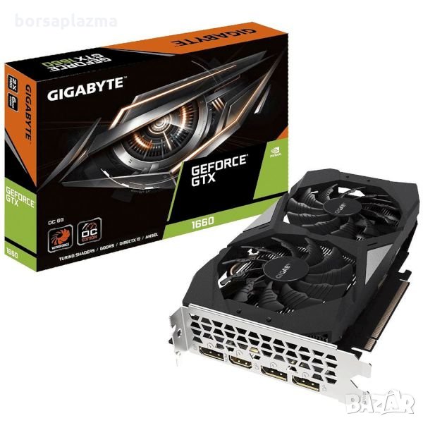 Чисто нова видеокарта Gigabyte VGA GeForce GTX 1660 OC 6 GB, снимка 1