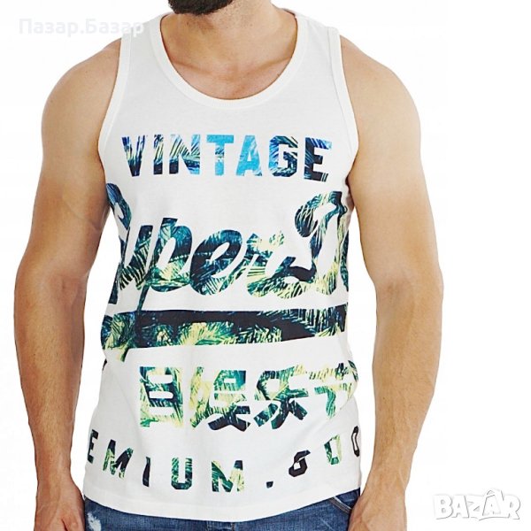 Superdry Оригинален Памучен Потник L-XL, снимка 1