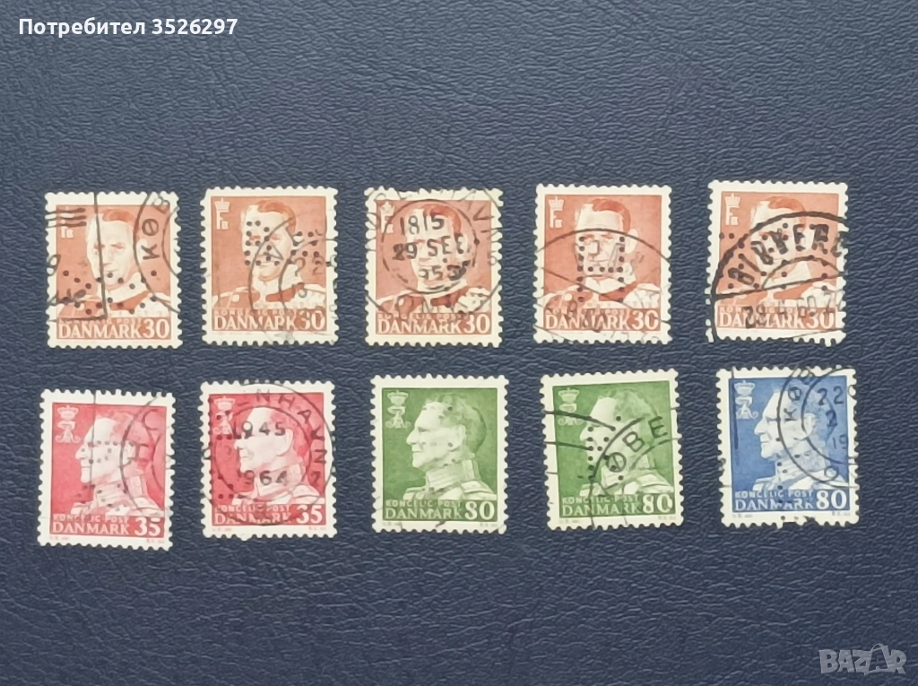 Колекция перфини от Дания, снимка 1