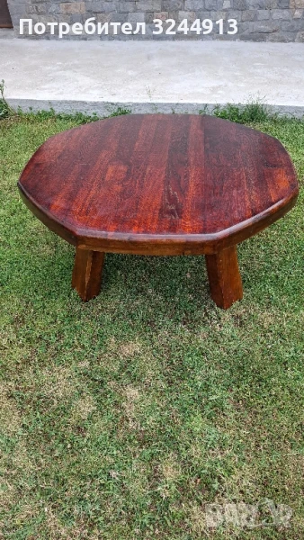 Дървена маса тип софра , снимка 1