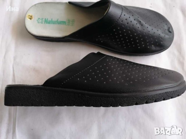 Нови немски чехли ест. кожа, снимка 1