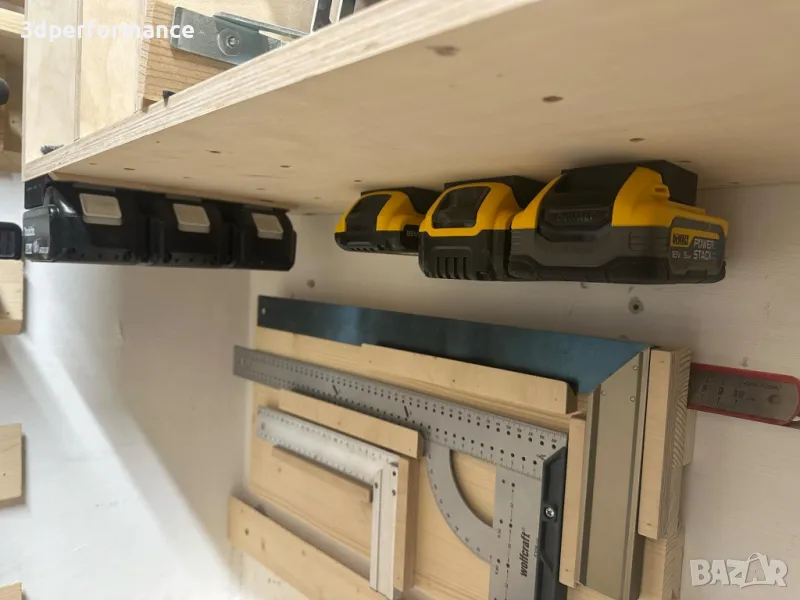 Стойки за батерии Макита, Девалт, Бош, Парксайд, Милуоки, Ейнхел, Райдер и д-р., снимка 1