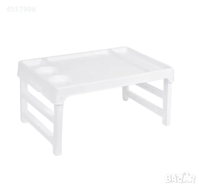  Преносима масичка, Сгъваема, За къмпинг, плаж, Бял , снимка 1