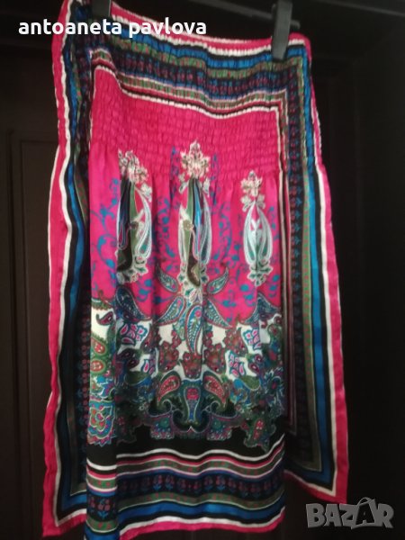 Плажна рокличка сатен , снимка 1