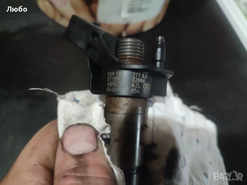 Дюзи комплет 6бр с добри стойности за Ауди А6 ц6 4ф 2.7тди 180кс БПП Audi A6 c6 4f 2.7tdi BPP, снимка 1