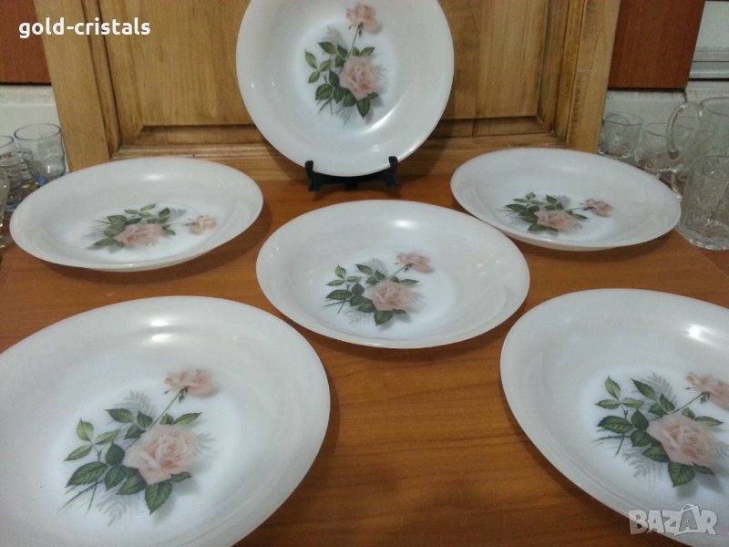 Френски аркопал чинии дълбоки, снимка 1