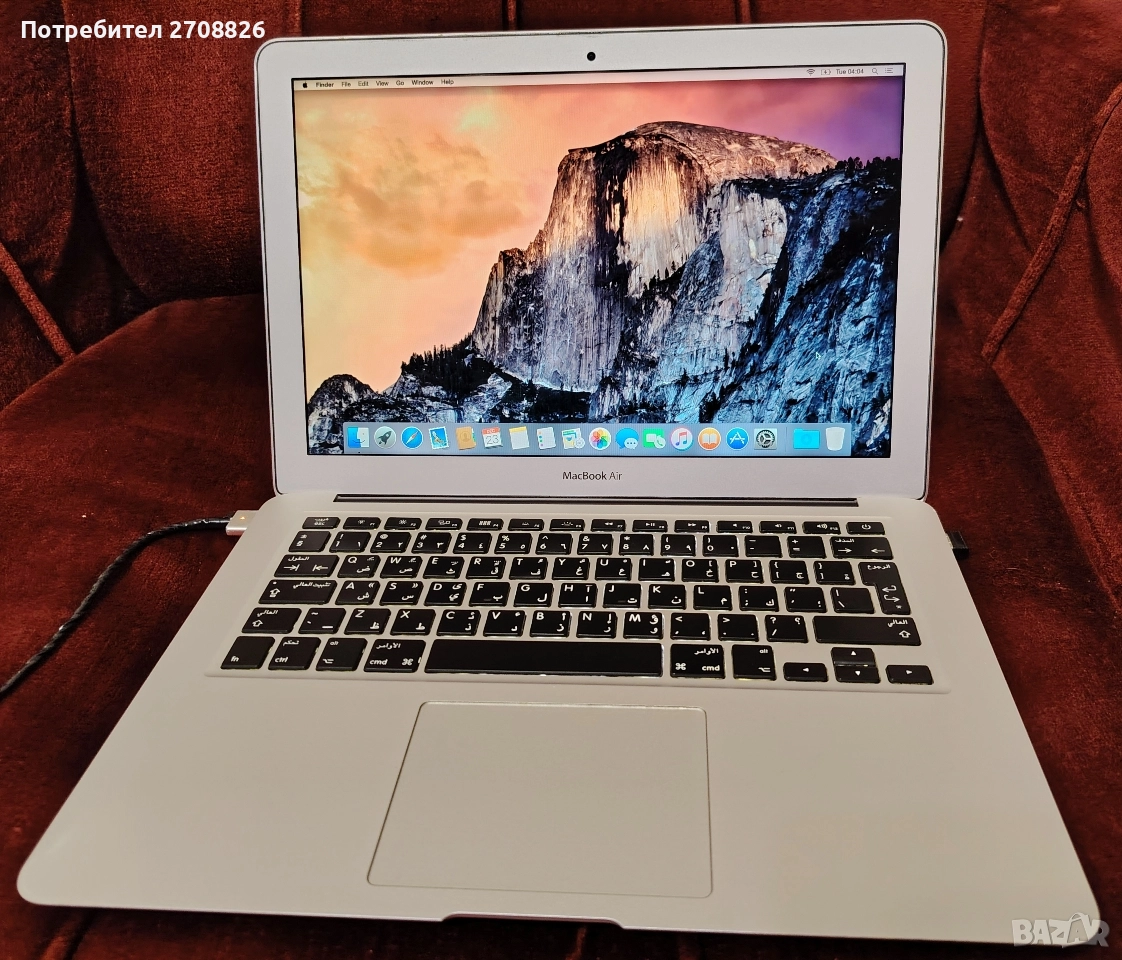 Само за 279 лева ! Macbook Air 2017 13-inch 4gb Intel HD Graphics 6000, снимка 1
