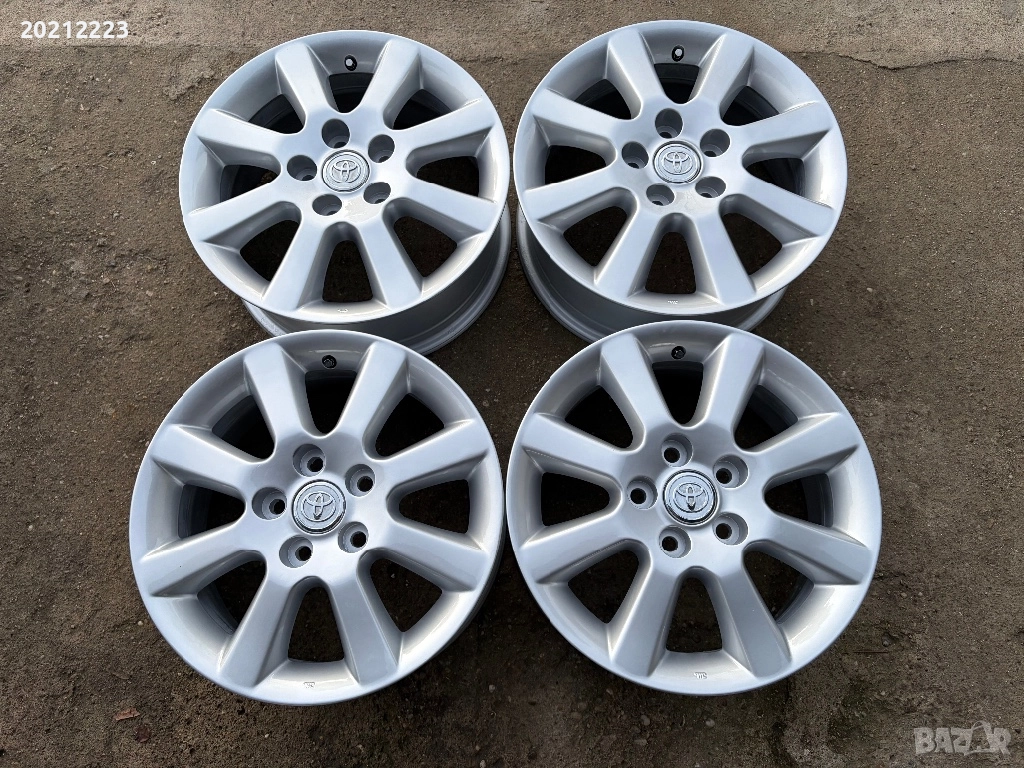 4 броя алуминиеви джанти за Toyota Corolla, Тoyota Corolla Verso,Toyota Auris 16, снимка 1
