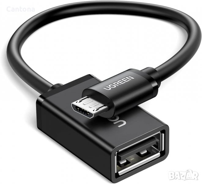 UGREEN Micro USB 2.0 OTG кабел Micro USB мъжко към USB женско, снимка 1