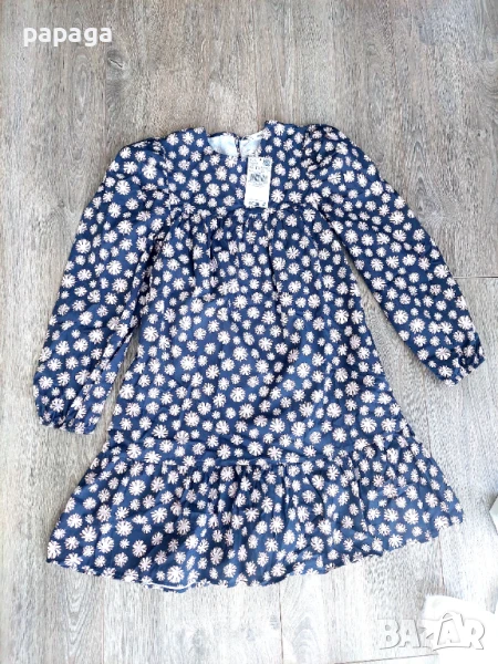 Детска рокля mango 10,11,12год, нова с етикет,100 %памук, снимка 1