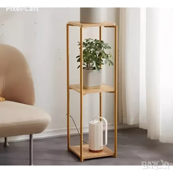 0016 Стойка за растения на 3 нива, снимка 1