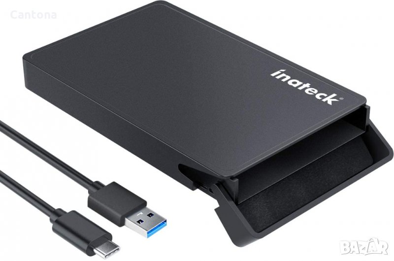 Inateck кутия за 2.5 "SATA SSD, HDD, USB C към SATA адаптер USB 3.0 , снимка 1