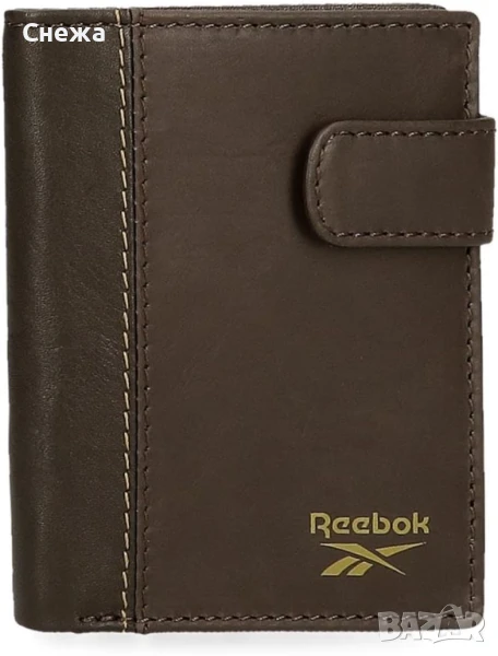 Reebok Division с RFID защита малък вертикален портфейл, снимка 1