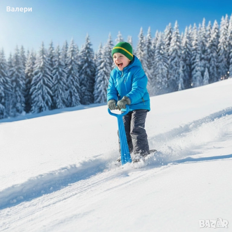 Снежен ски скутер със сгъваем дизайн, снимка 1