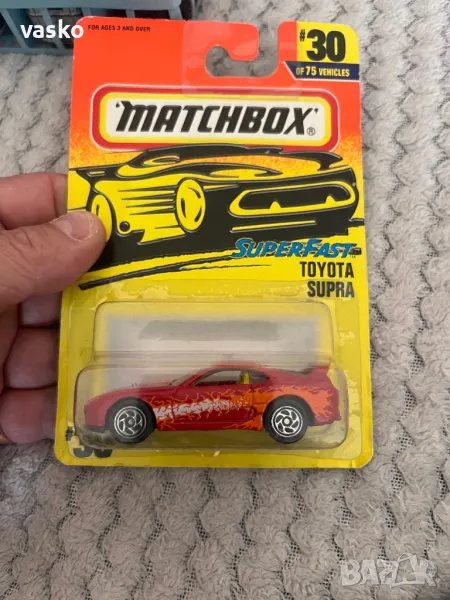 Matchbox Toyota Supra-стар, снимка 1