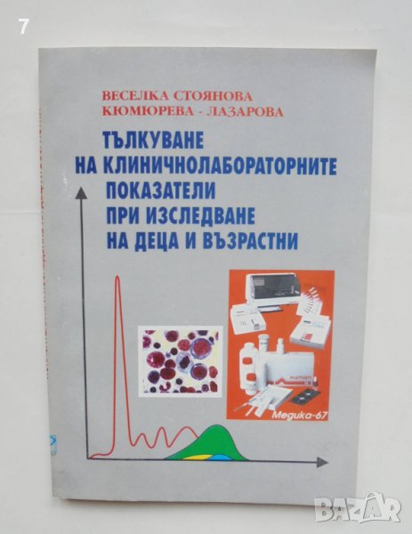 Книга Тълкуване на клиничнолабораторните показатели при изследване на деца и възрастни 1999 г., снимка 1