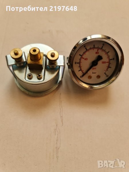Манометър за монтаж на панел Ф50мм, снимка 1