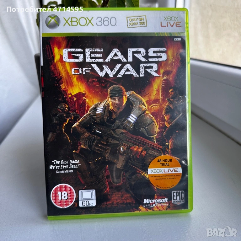 Игра за Xbox 360 Gears of War 1 Xbox One and Xbox Series X|S, снимка 1