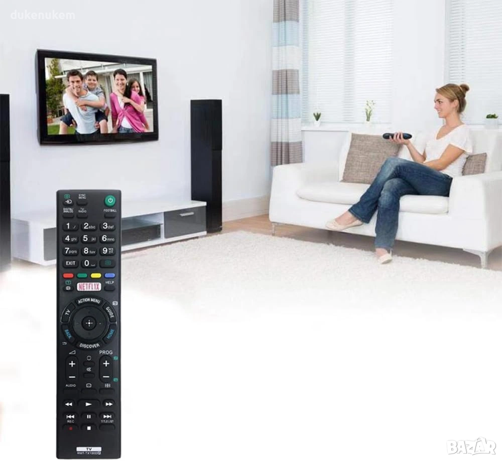 Дистанционно управление RMT-TX100D за телевизори Sony Bravia, снимка 1