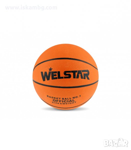 БАСКЕТБОЛНА ТОПКА WELSTAR - 17.8 СМ. - код 1076867, снимка 1