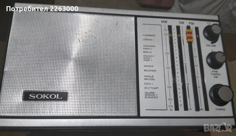 Нов радиоприемник Сокол 308 , снимка 1