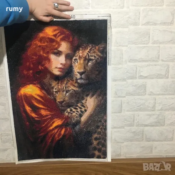 Продавам гоблен с маниста , снимка 1